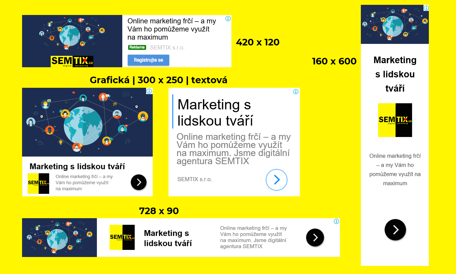 Google Ads responzivní reklamy