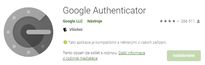 Google Authenticator - šikovný pomocník s dvoufázovým ověřením