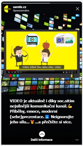 Forma propagace ve Stories